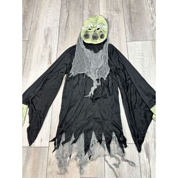 Glowing Triple Ghoul Monster Ghost Boys Halloween Costume Size S 4-6 - Picture 5 of 7